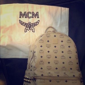 MCM Meduim size backpack. Basically brand new.